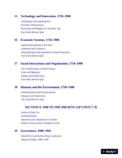 AP World History: Modern Premium, 2022-2023: Comprehensive Review with 5 Practice Tests (2022) - Page 13 preview image