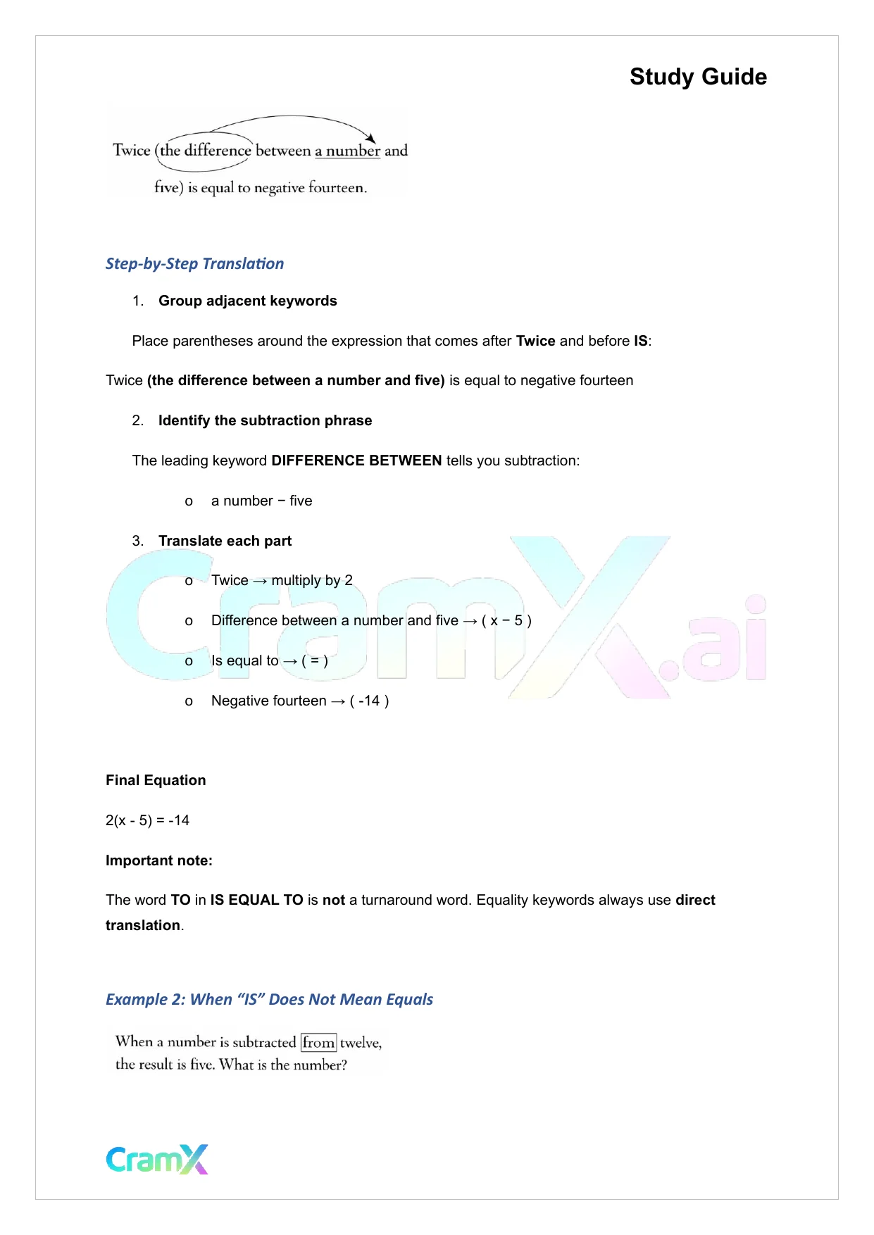 Math Word Problems - Equations - Page 2 preview image