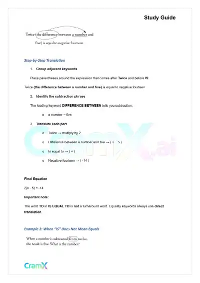 Math Word Problems - Equations - Page 2 preview image