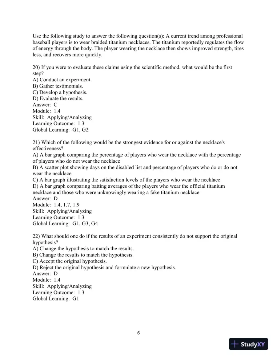 Test Bank For Biology: The Core, 3rd Edition, page 13