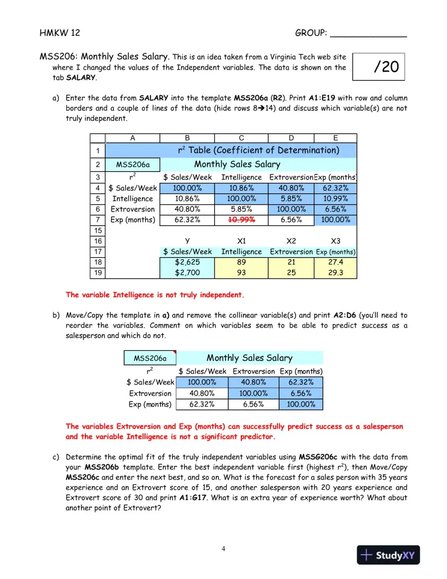 HMKW 12 Data Analysis and Forecasting in the Sports and Health Industries Assignment, page 5