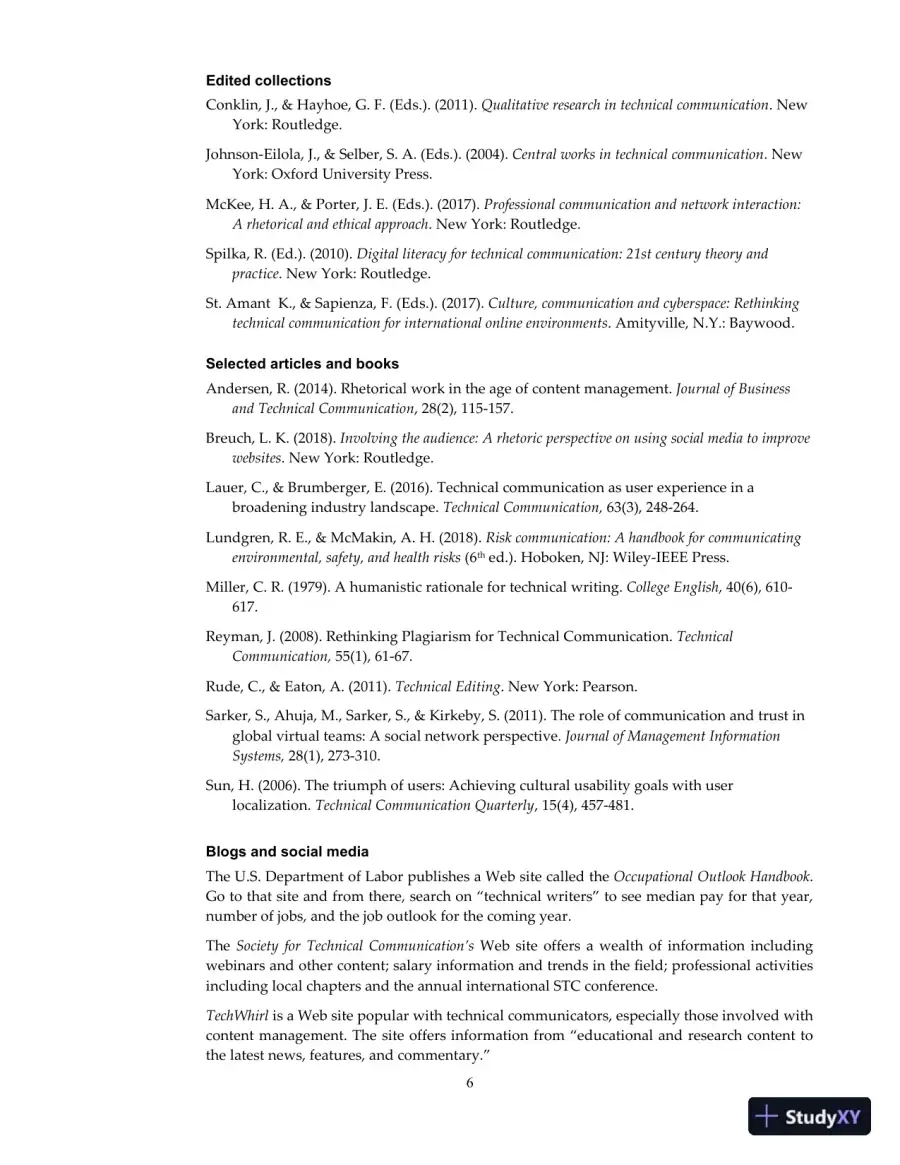 Lecture Notes for Technical Communication, 15th Edition, page 16