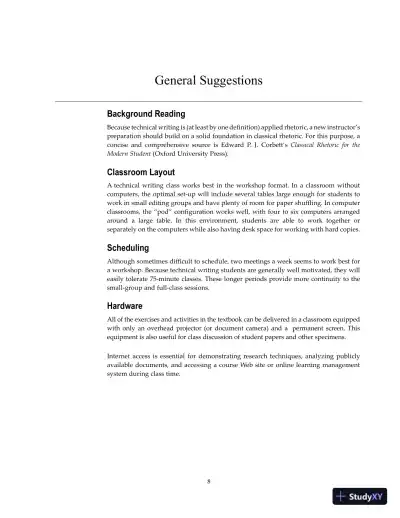 Lecture Notes for Technical Communication, 15th Edition - Page 18 preview image