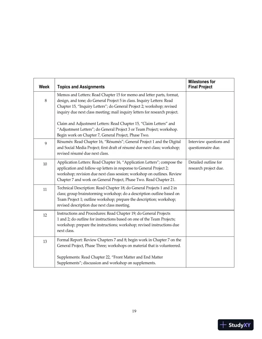 Lecture Notes for Technical Communication, 15th Edition, page 29