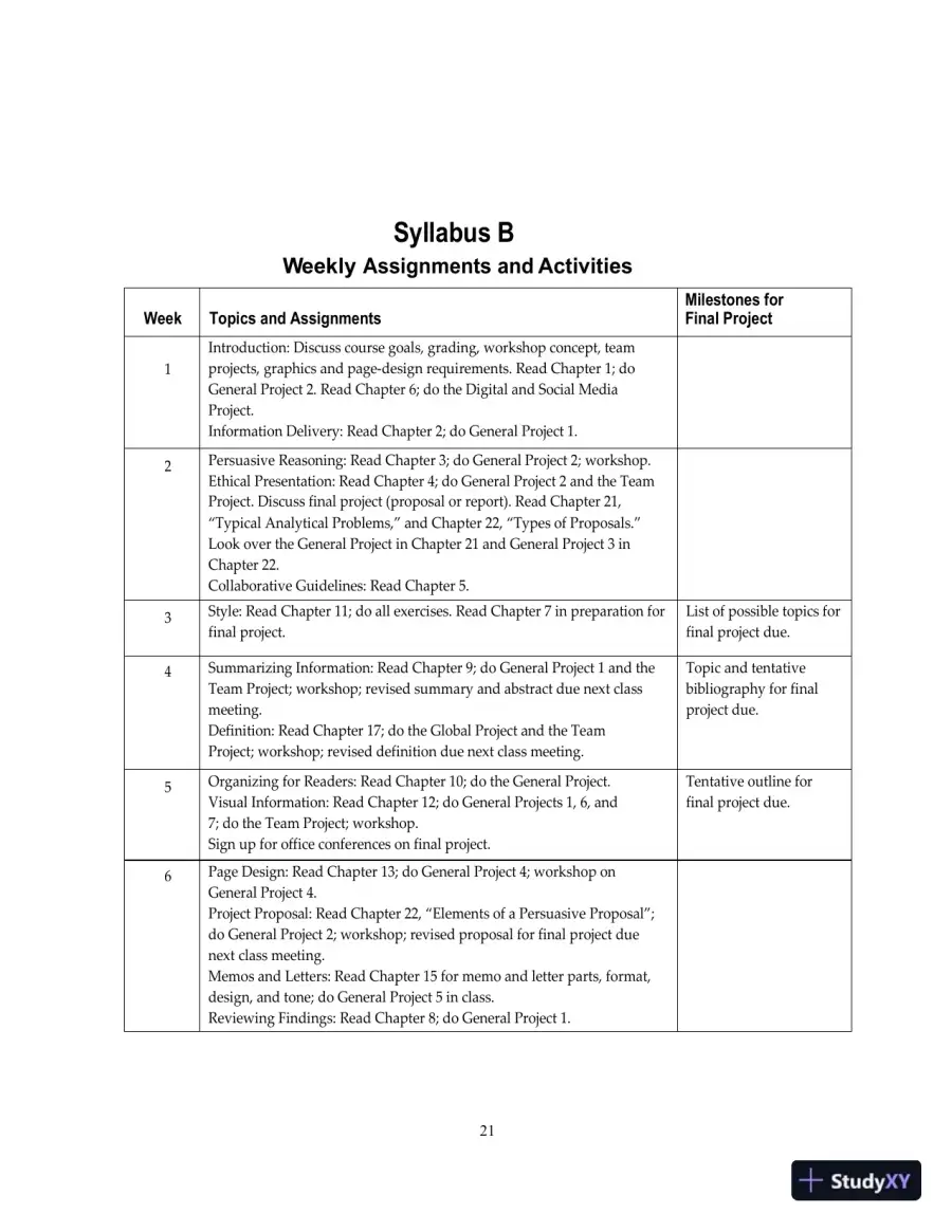 Lecture Notes for Technical Communication, 15th Edition, page 31