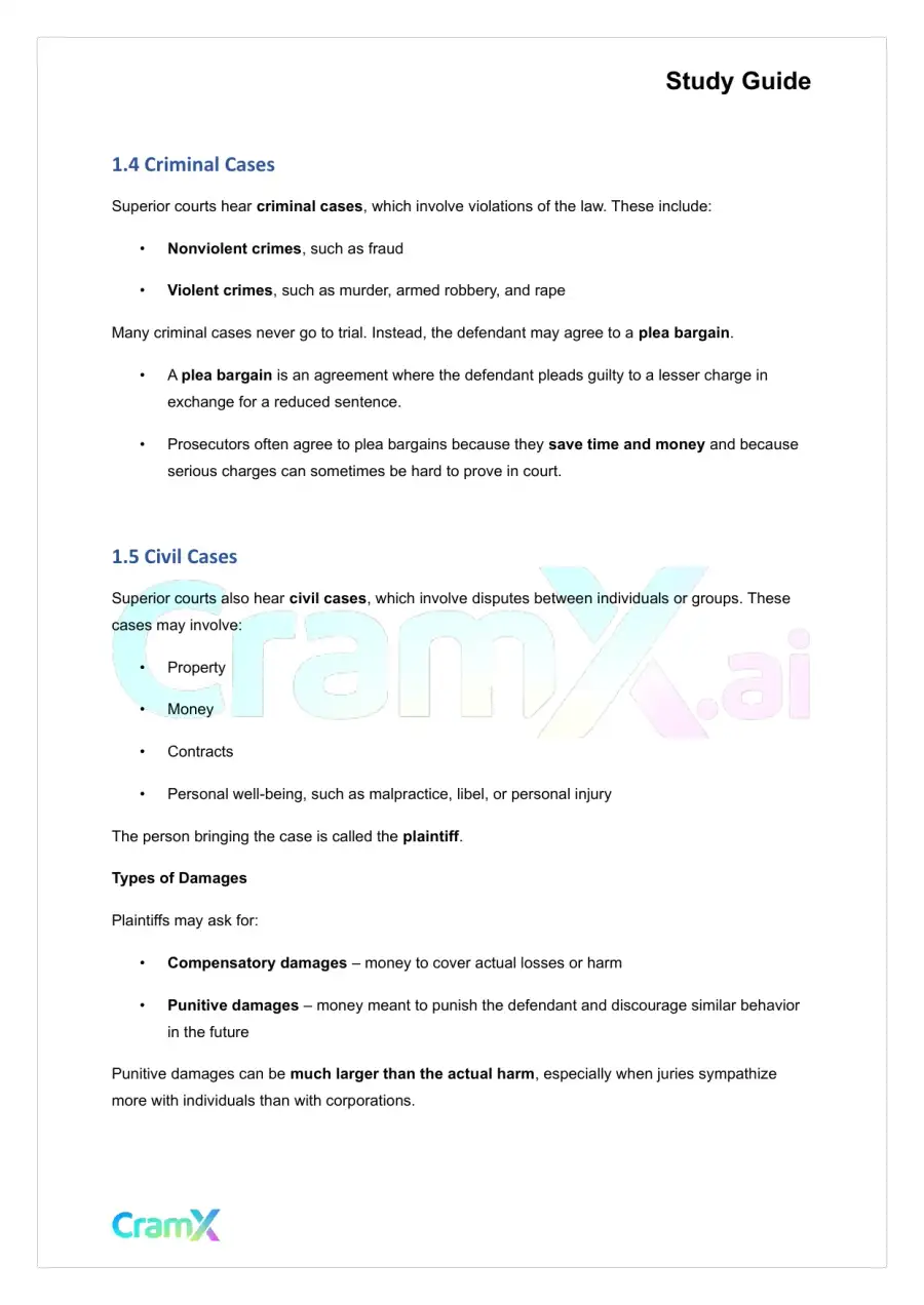 American Government - The Judiciary, page 2