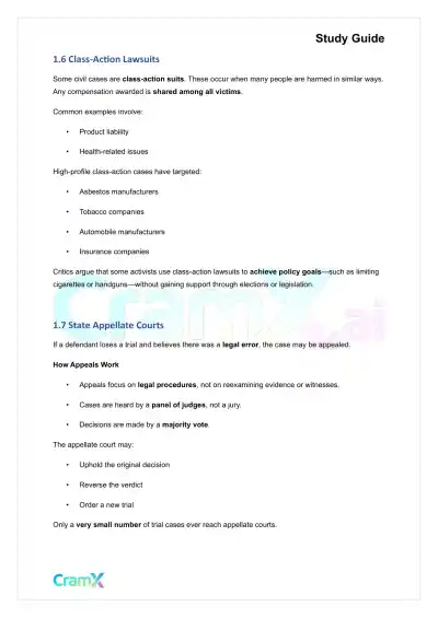 American Government - The Judiciary - Page 3 preview image