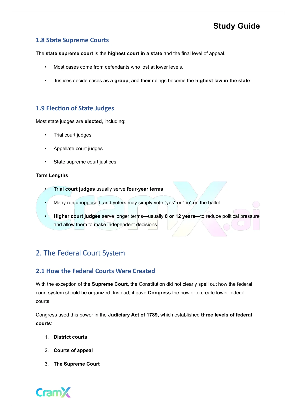American Government - The Judiciary - Page 4 preview image