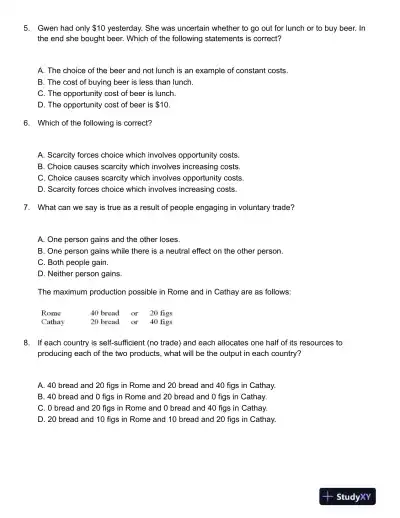 Principles of Macroeconomics 8th Edition Test Bank - Page 3 preview image