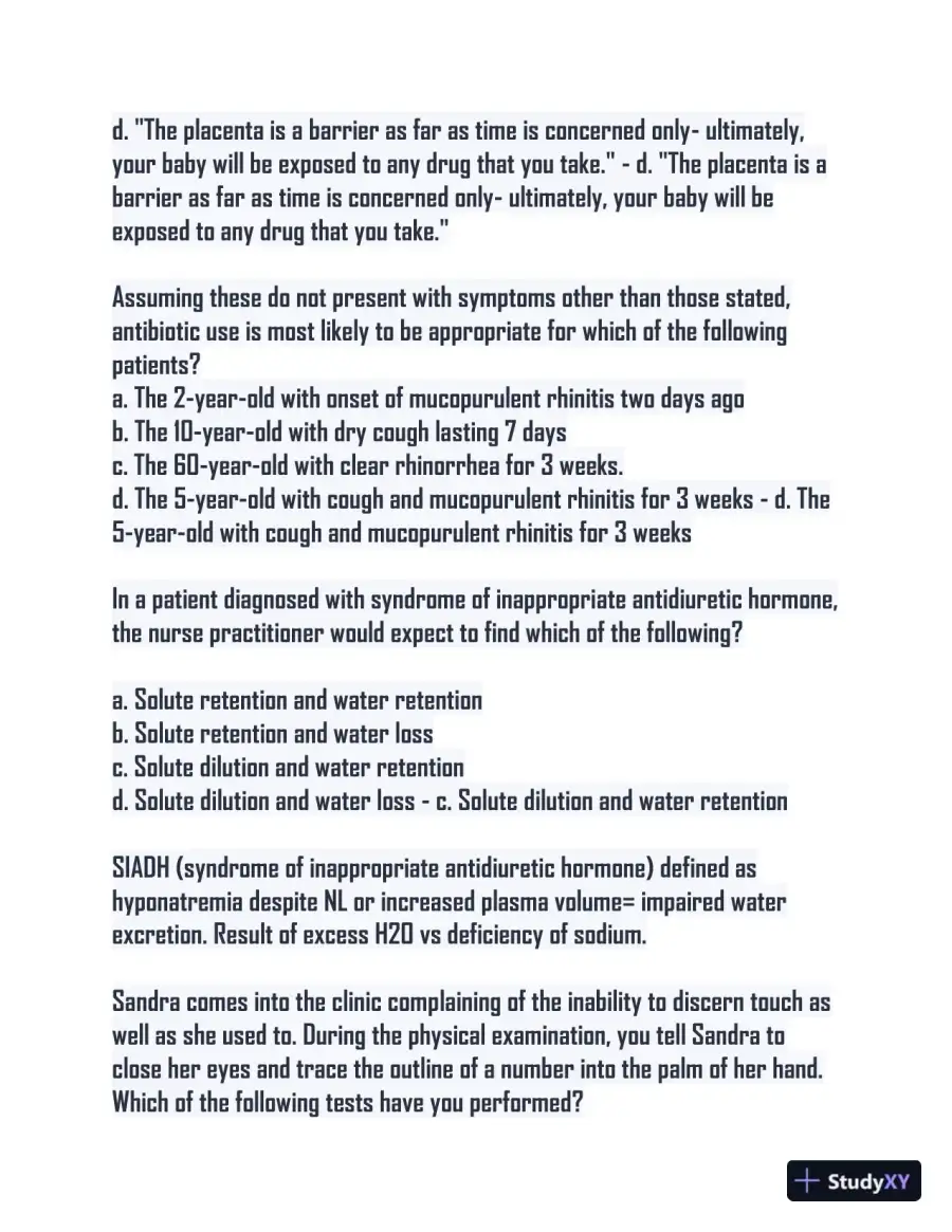 BARKLEY 3P Practice Exam with Answers (92 Solved Questions), page 9
