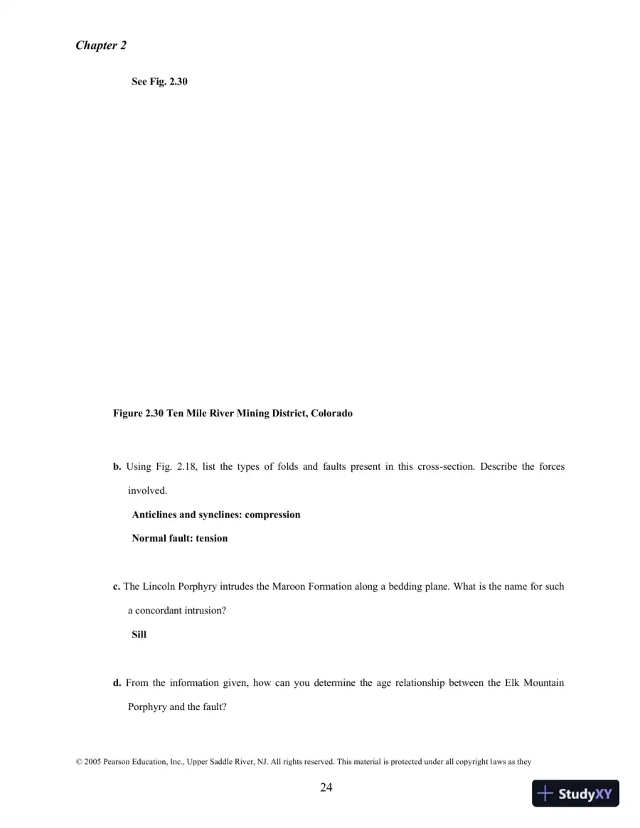 Solution Manual for Historical Geology: Interpretations and Applications, 6th Edition, page 20