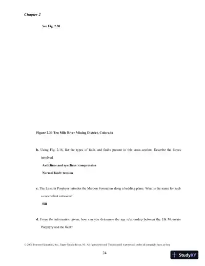 Solution Manual for Historical Geology: Interpretations and Applications, 6th Edition - Page 20 preview image