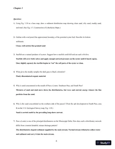 Solution Manual for Historical Geology: Interpretations and Applications, 6th Edition - Page 7 preview image