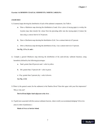 Solution Manual for Historical Geology: Interpretations and Applications, 6th Edition - Page 8 preview image