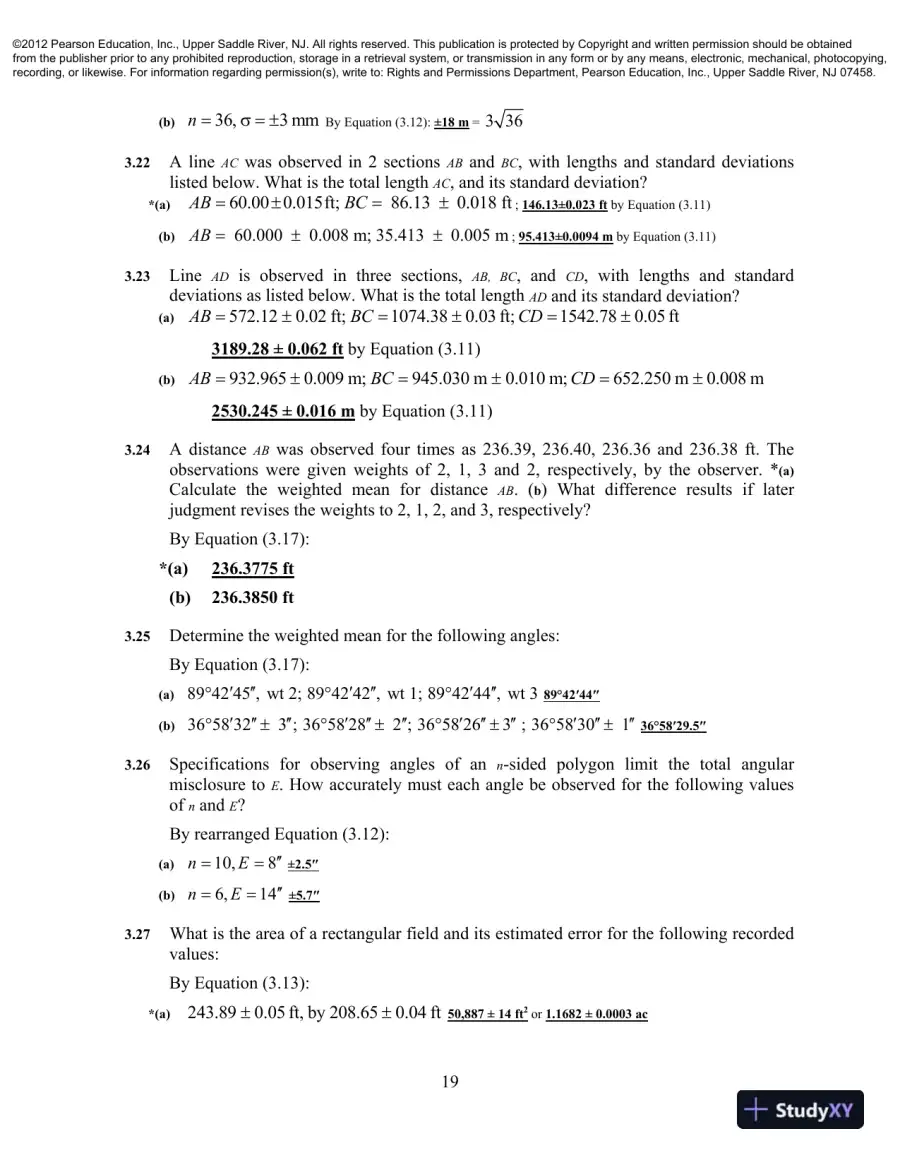 Solution Manual For Elementary Surveying: An Introduction To Geomatics, 13th Edition, page 15