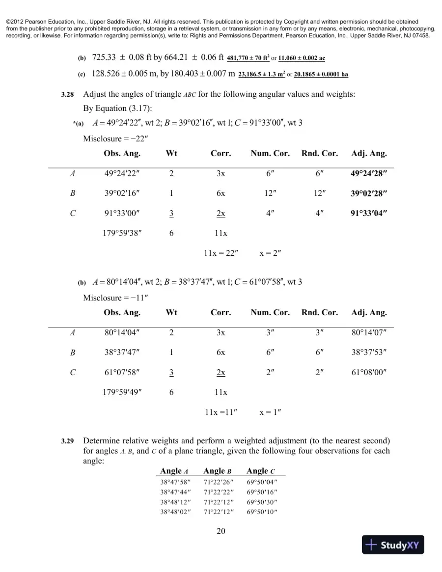 Solution Manual For Elementary Surveying: An Introduction To Geomatics, 13th Edition, page 16