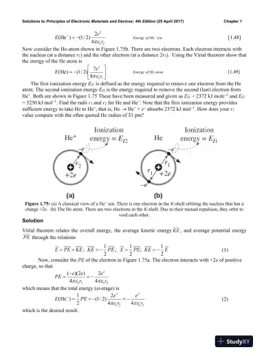 Solution Manual for Principles Of Electronic Materials And Devices, 4th Edition - Page 5 preview image