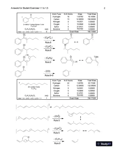 Solution Manual For Spectrometric Identification of Organic Compounds, 8th Edition - Page 3 preview image