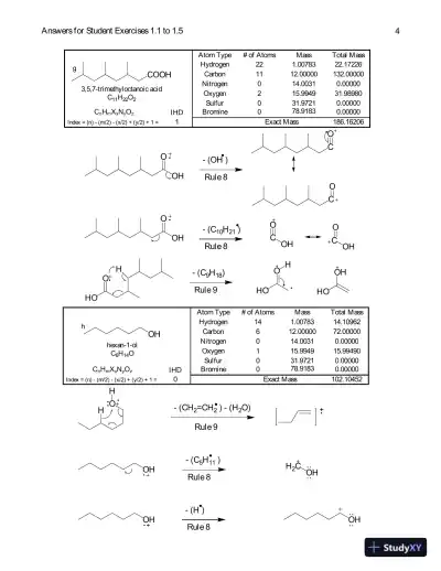 Solution Manual For Spectrometric Identification of Organic Compounds, 8th Edition - Page 5 preview image