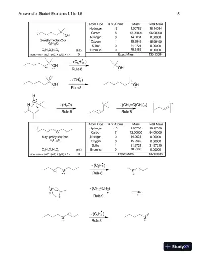 Solution Manual For Spectrometric Identification of Organic Compounds, 8th Edition - Page 6 preview image
