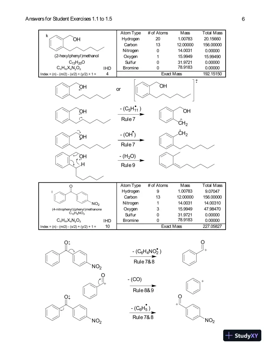Solution Manual For Spectrometric Identification of Organic Compounds, 8th Edition, page 7