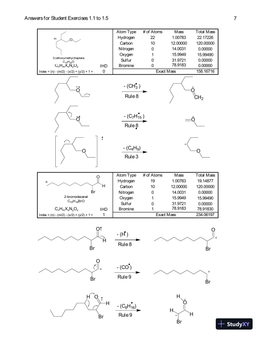 Solution Manual For Spectrometric Identification of Organic Compounds, 8th Edition, page 8