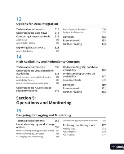 Exam Ref AZ-304 Microsoft Azure Architect Design Certification and Beyond (2021) - Page 15 preview image