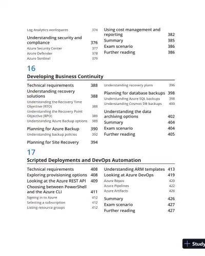 Exam Ref AZ-304 Microsoft Azure Architect Design Certification and Beyond (2021) - Page 16 preview image