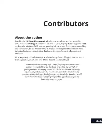 Exam Ref AZ-304 Microsoft Azure Architect Design Certification and Beyond (2021) - Page 6 preview image