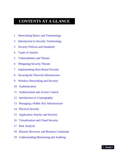 CompTIA Security+ Certification Bundle Exam SY0-601 (2022) - Page 20 preview image