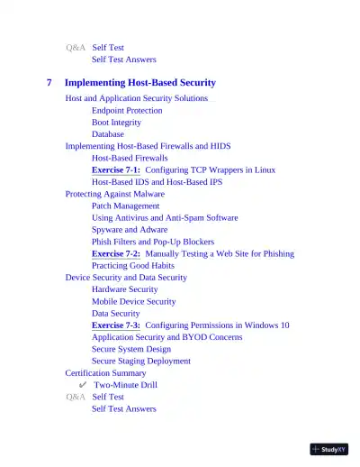 CompTIA Security+ Certification Bundle Exam SY0-601 (2022) - Page 28 preview image