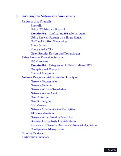 CompTIA Security+ Certification Bundle Exam SY0-601 (2022) - Page 29 preview image