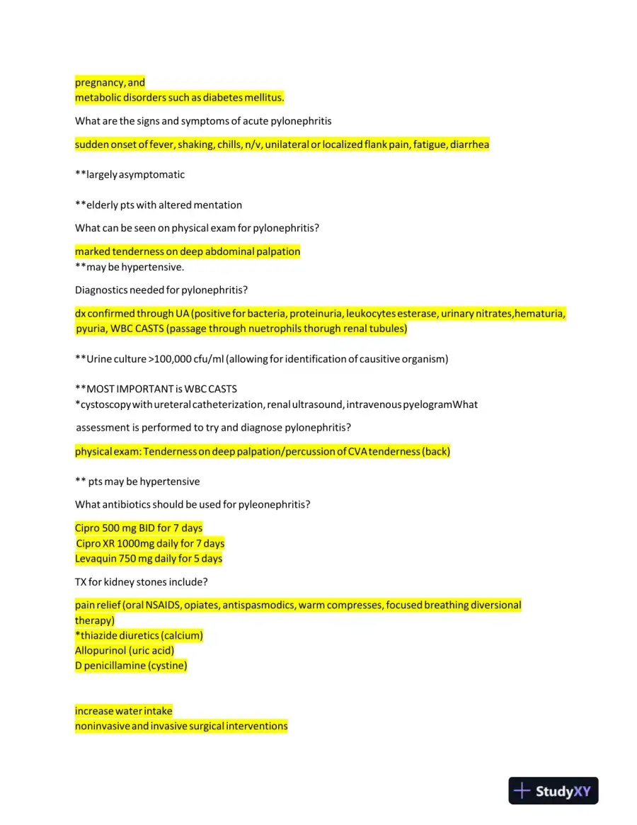 NR511 Clinical Analysis Final Exam With Answers (190 Solved Questions), page 8