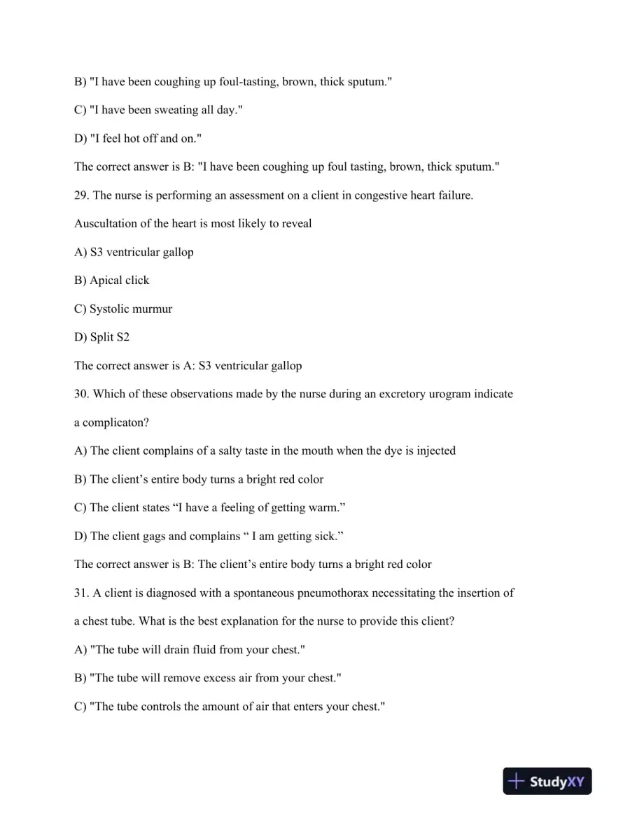 HESI RN Healthcare Exit Exam With Answers (160 Solved Questions), page 14