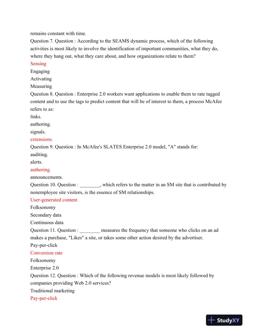 Saint GBA 327 Exam 2 Latest 2015 Winter, page 3