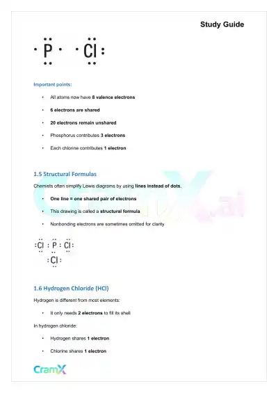 Chemistry - Chemical Bonding - Page 4 preview image