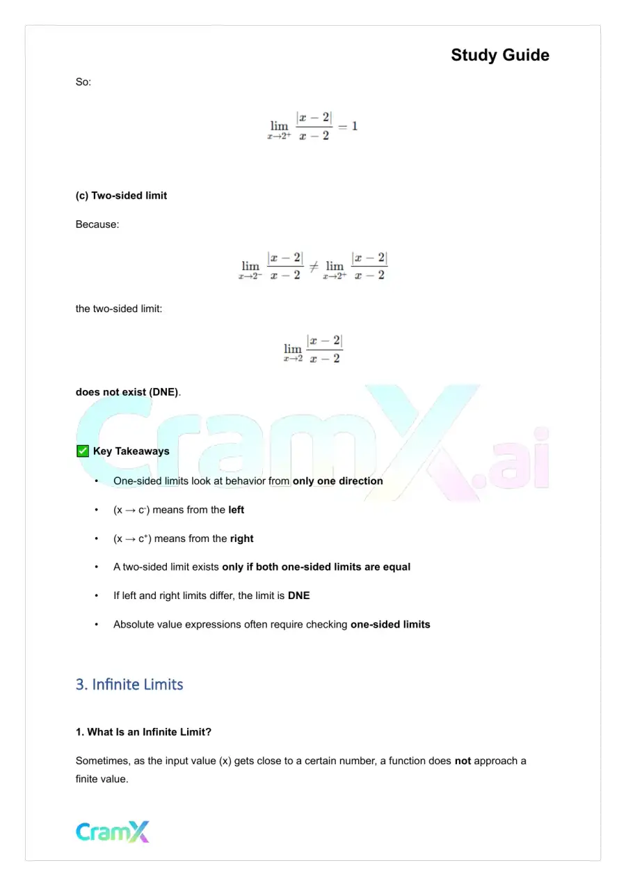Calculus - Limits, page 8