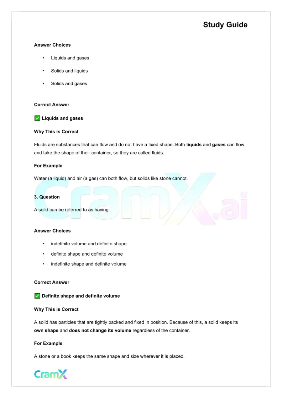 Chemistry - States of Matter, page 2