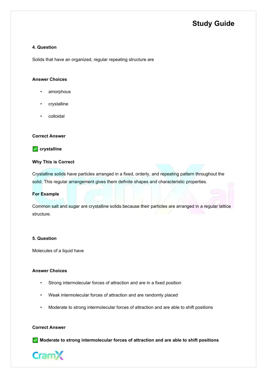 Chemistry - States of Matter, page 3