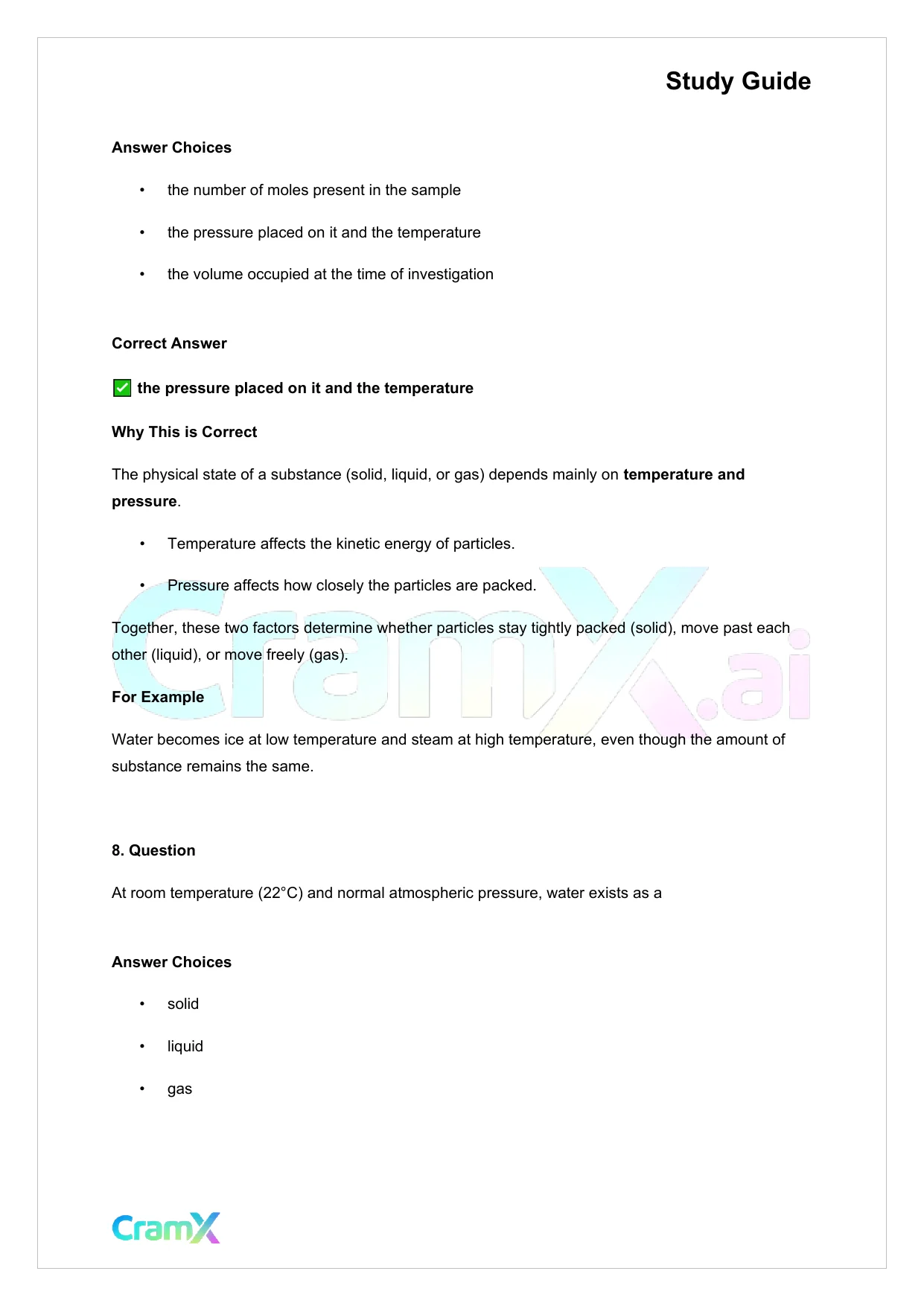 Chemistry - States of Matter - Page 5 preview image