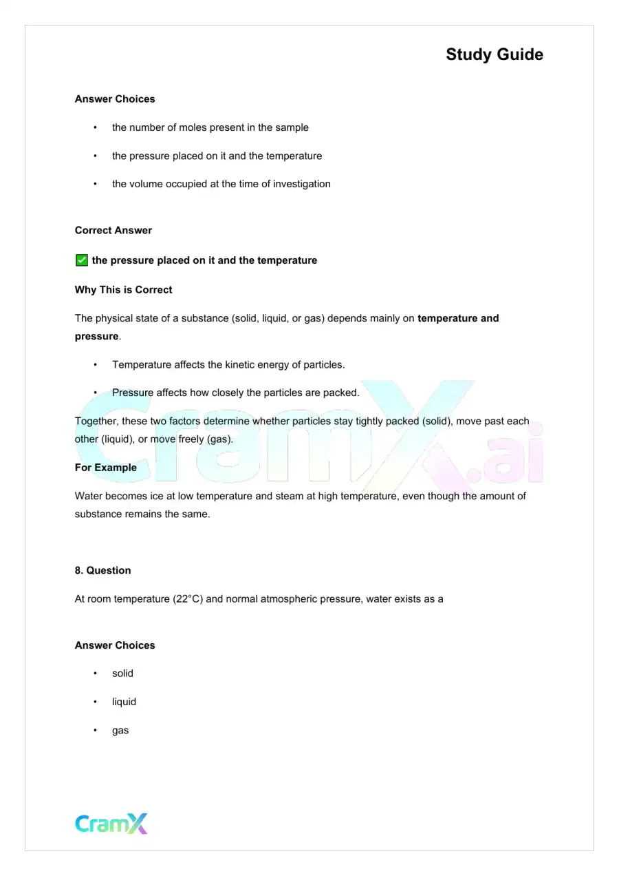 Chemistry - States of Matter, page 5