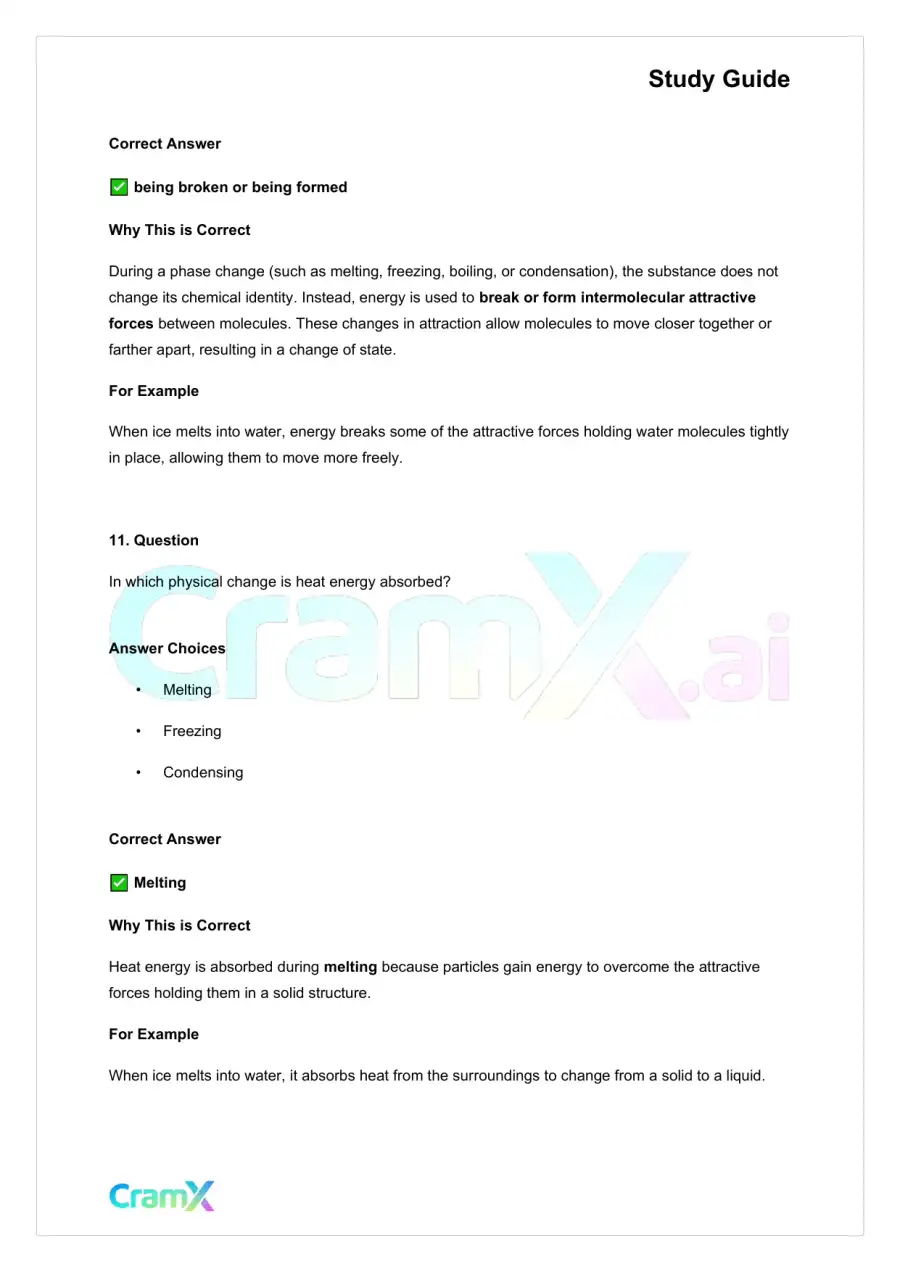 Chemistry - States of Matter, page 7