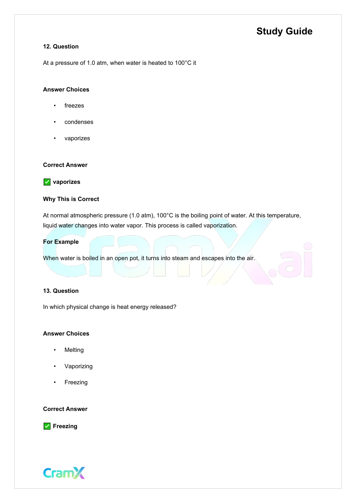 Chemistry - States of Matter - Page 8 preview image