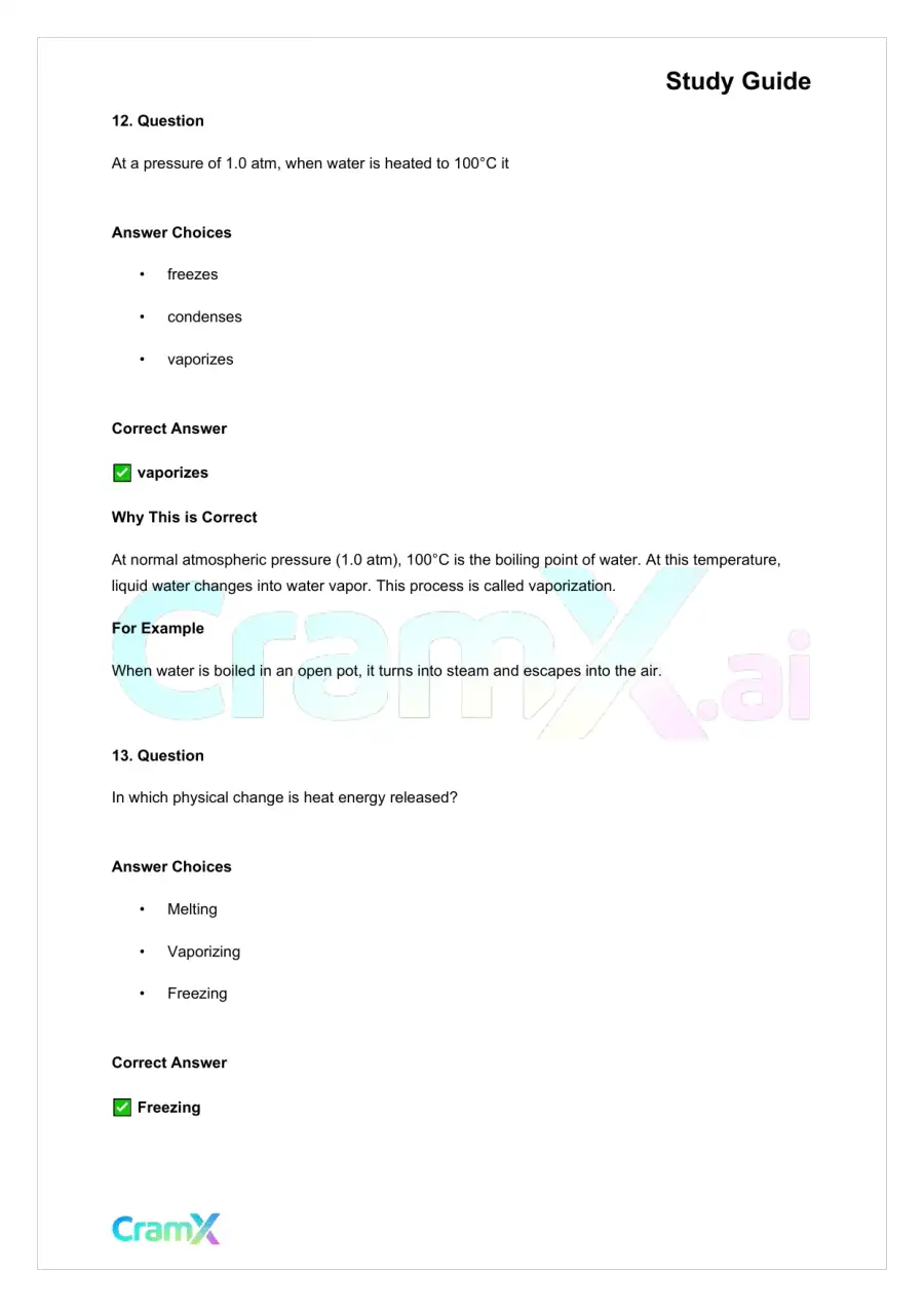 Chemistry - States of Matter, page 8