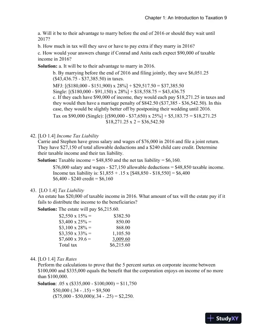 Taxation For Decision Makers, 2017th Edition Solution Manual, page 10