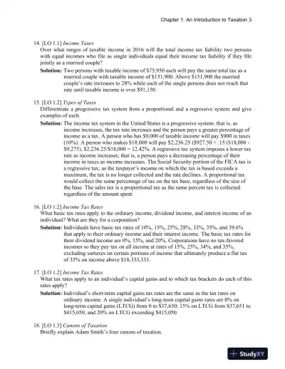 Taxation For Decision Makers, 2017th Edition Solution Manual - Page 4 preview image