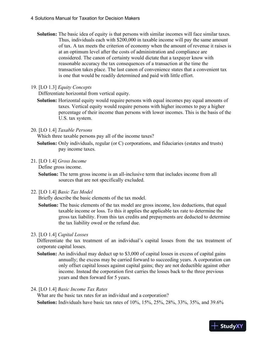 Taxation For Decision Makers, 2017th Edition Solution Manual, page 5