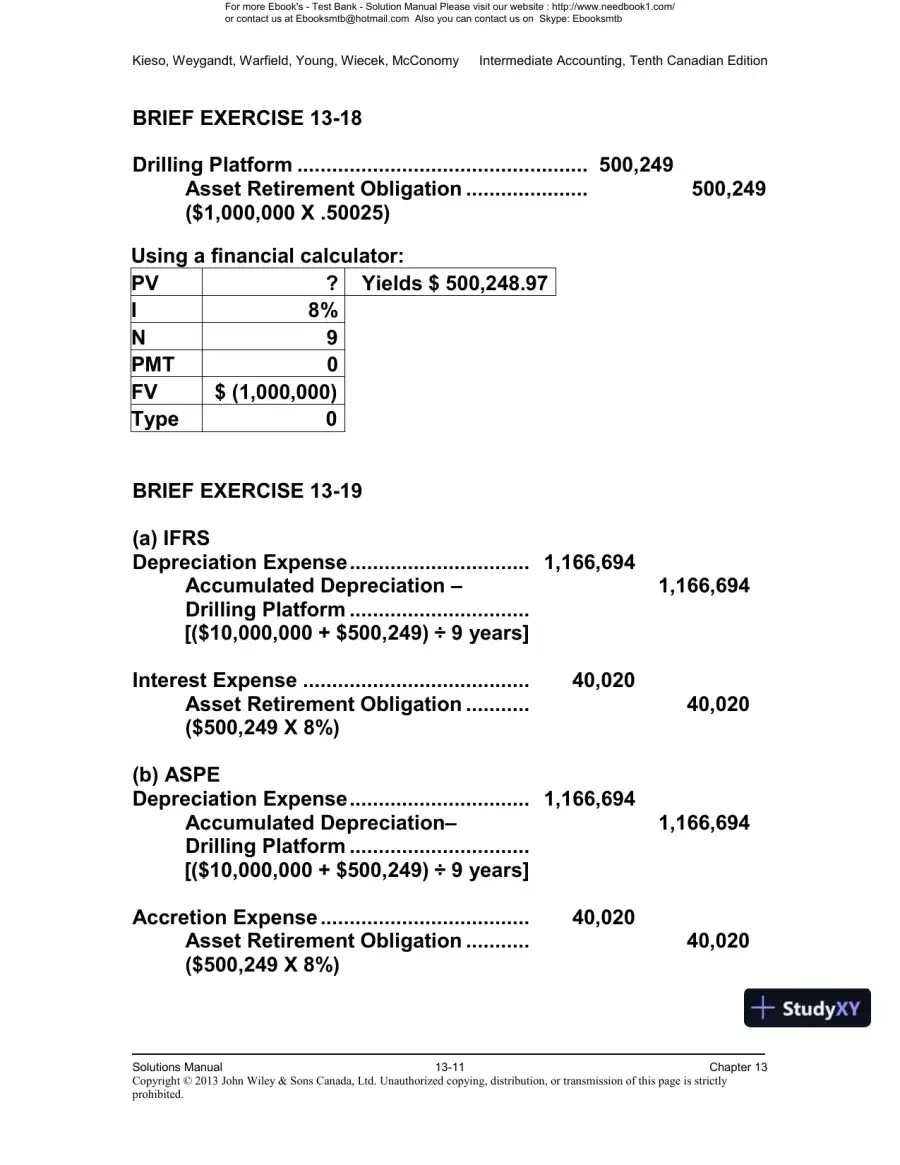 Intermediate Accounting, Volume 2, 10th Canadian Edition Solution Manual, page 12