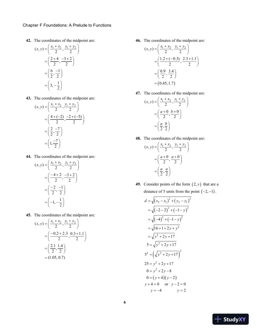 Solution Manual for Precalculus: Concepts Through Functions, A Unit Circle Approach to Trigonometry, 4th Edition, page 12