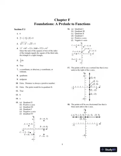 Solution Manual for Precalculus: Concepts Through Functions, A Unit Circle Approach to Trigonometry, 4th Edition - Page 7 preview image
